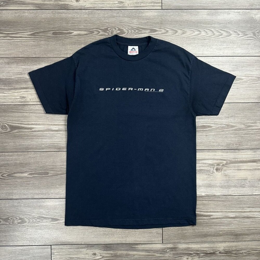 Y2K Spider-Man 2 Marvel Movie Promo T Shirt